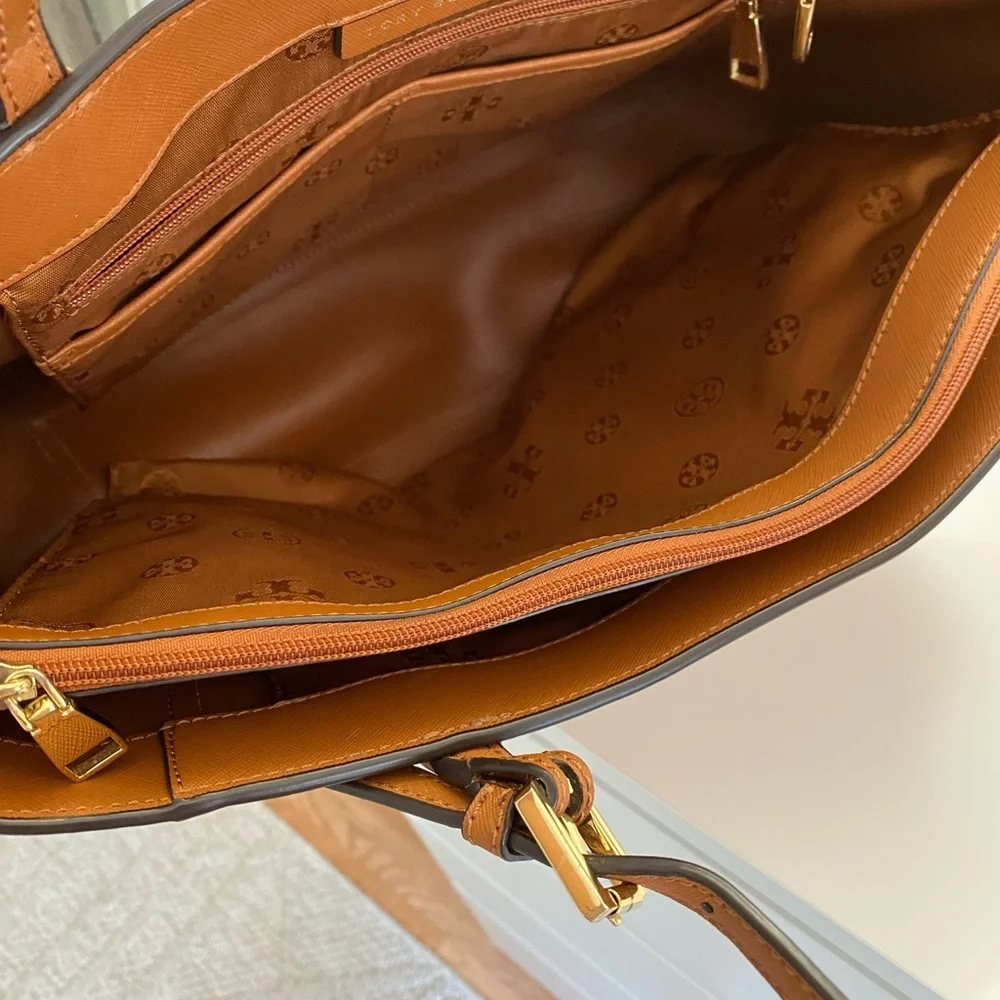 Tory Burch Tan Leather Tote - Picture 5 of 5